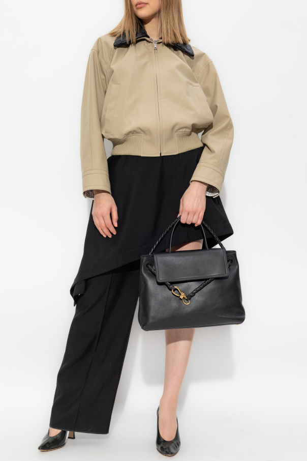 Bottega Veneta Jacket with leather collar