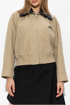 Bottega Veneta Jacket with leather collar