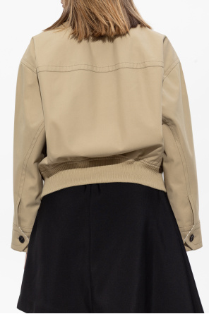 Bottega Veneta Jacket with leather collar