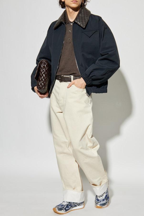 Bottega Veneta Jacket with leather collar