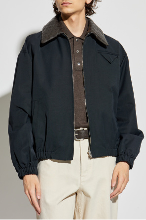 Bottega Veneta Jacket with leather collar