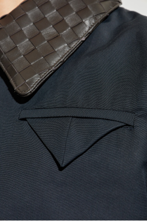 Bottega Veneta Jacket with leather collar