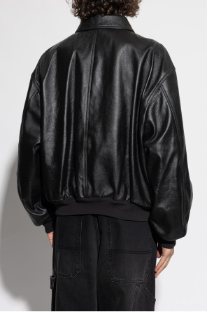Balenciaga Leather jacket with patch