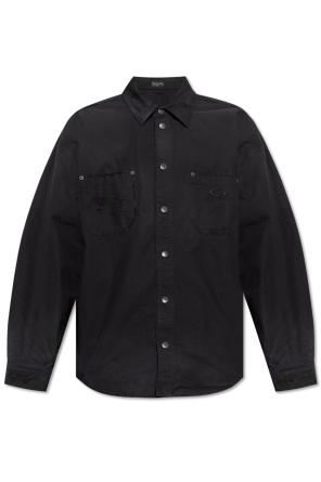 Shirt with `vintage` effect