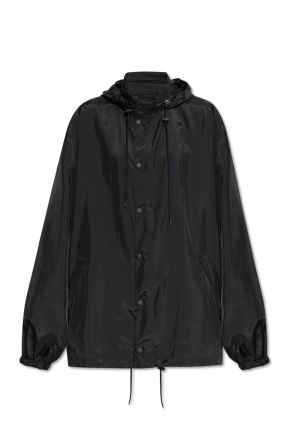 Oversize jacket with hood