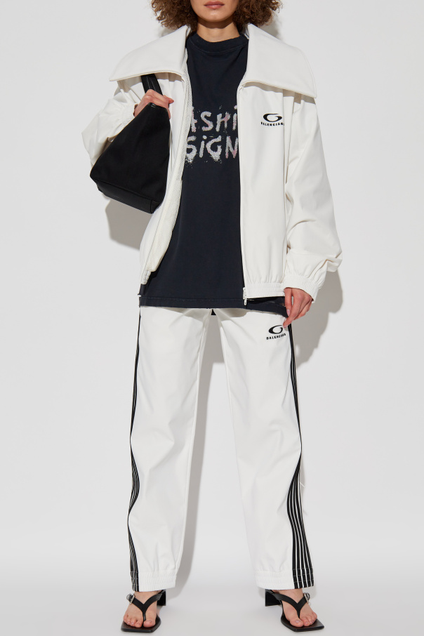 Balenciaga Chaqueta con logo bordado