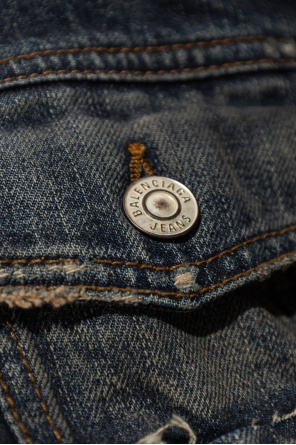 Balenciaga Chaqueta vaquera con efecto vintage