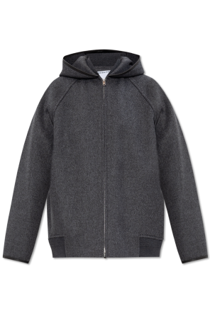Chaqueta de lana con capucha od Bottega Veneta