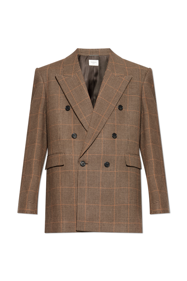 Checked wool blazer od Saint Laurent
