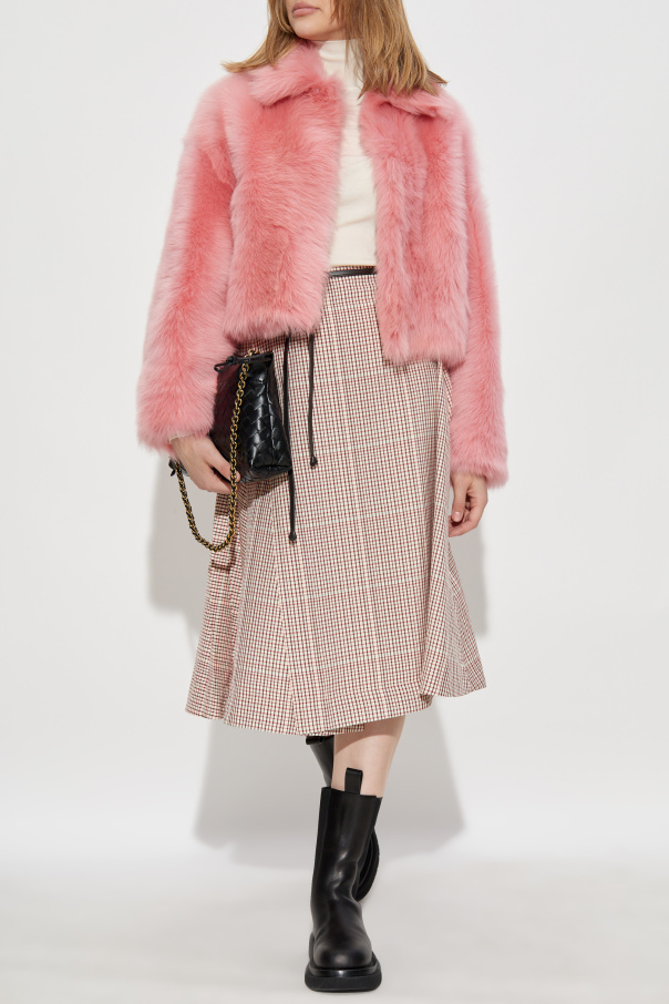 Bottega Veneta Abrigo de piel corta