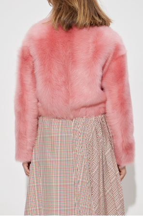 Bottega Veneta Abrigo de piel corta