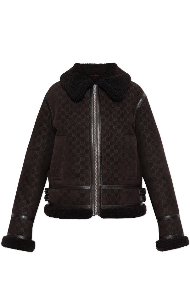 Shearling coat with "GG" pattern, zdjęcie 1 Shearling coat with "GG" pattern od Gucci