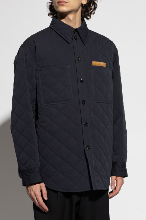 Bottega Veneta Pikowana kurtka z kieszeniami