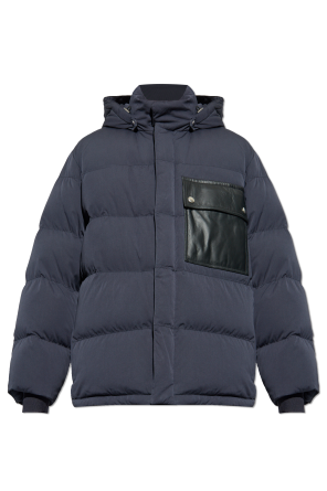 Daunenjacke mit abnehmbarer Kapuze