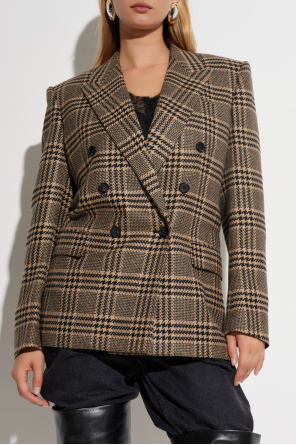 Saint Laurent Double-breasted checked blazer