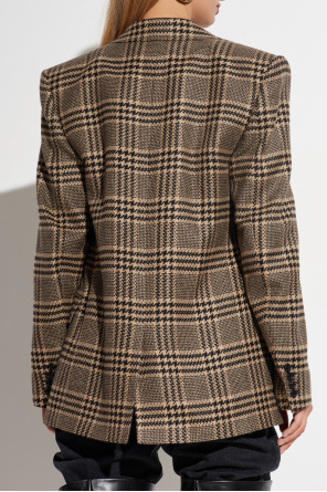 Saint Laurent Double-breasted checked blazer