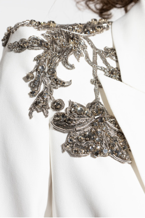 Alexander McQueen Blazer mit schimmernden Applikationen