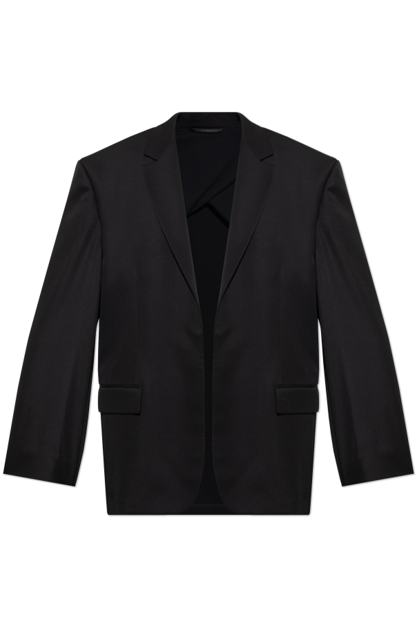 Oversize blazer made of combined materials od Balenciaga