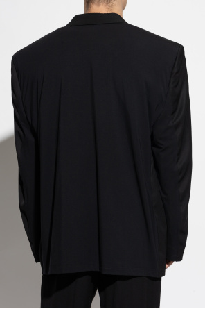 Balenciaga Oversize-Blazer aus Materialmix