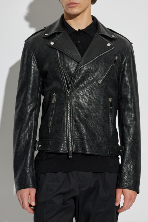 Alexander McQueen Chaqueta de cuero