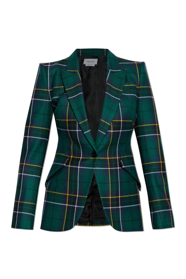 Checked blazer od Alexander McQueen