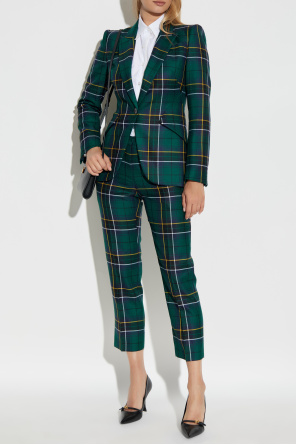 Checked blazer od Alexander McQueen