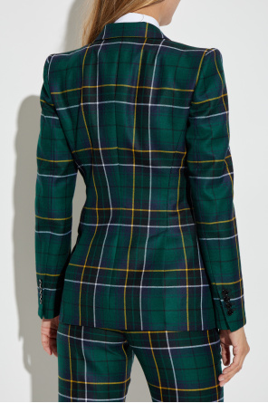 Alexander McQueen Americana de cuadros