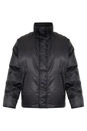 Puffer jacket with logo