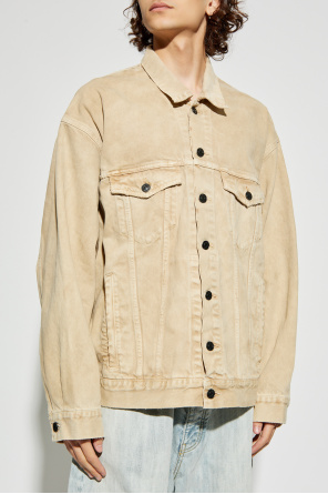 Balenciaga Jeansjacke mit "vintage"-Effekt