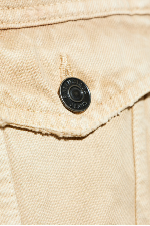 Balenciaga Jeansjacke mit "vintage"-Effekt