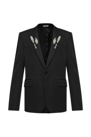 Americana con aplicaciones brillantes od Alexander McQueen