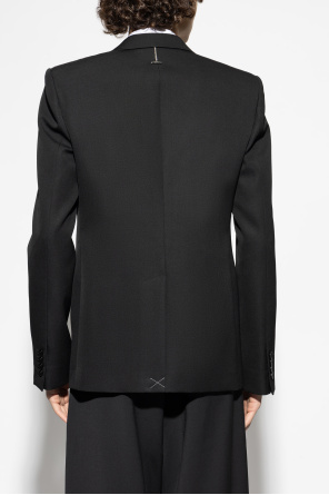 Alexander McQueen Blazer with shimmering appliqués