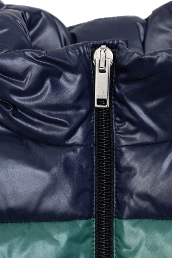 Gucci Kids Chaqueta de plumas con cuello alto