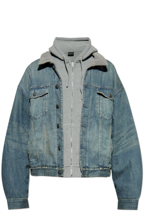 Insulated denim jacket