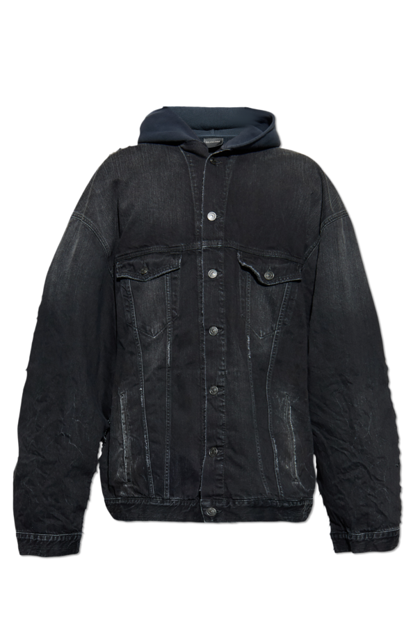 Jacket made of combined materials od Balenciaga