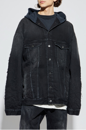 Balenciaga Kurtka z łączonych materiałów