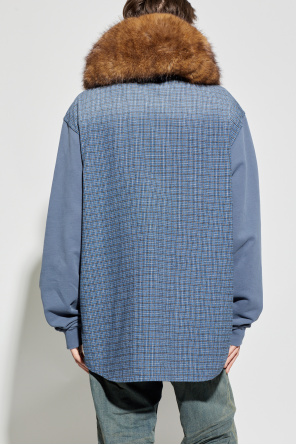 Balenciaga Hemd mit dekorativer Kapuze