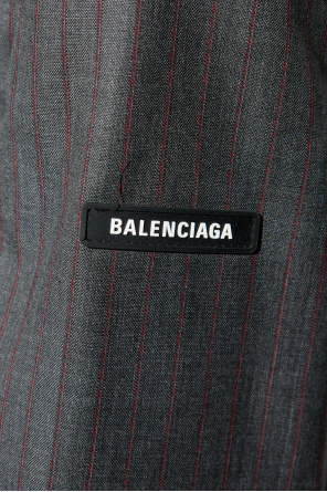 Balenciaga Wollblazer mit Nadelstreifenmuster