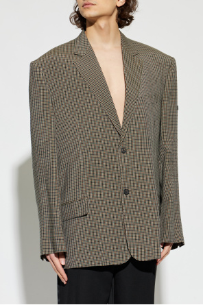 Balenciaga Checked pattern blazer