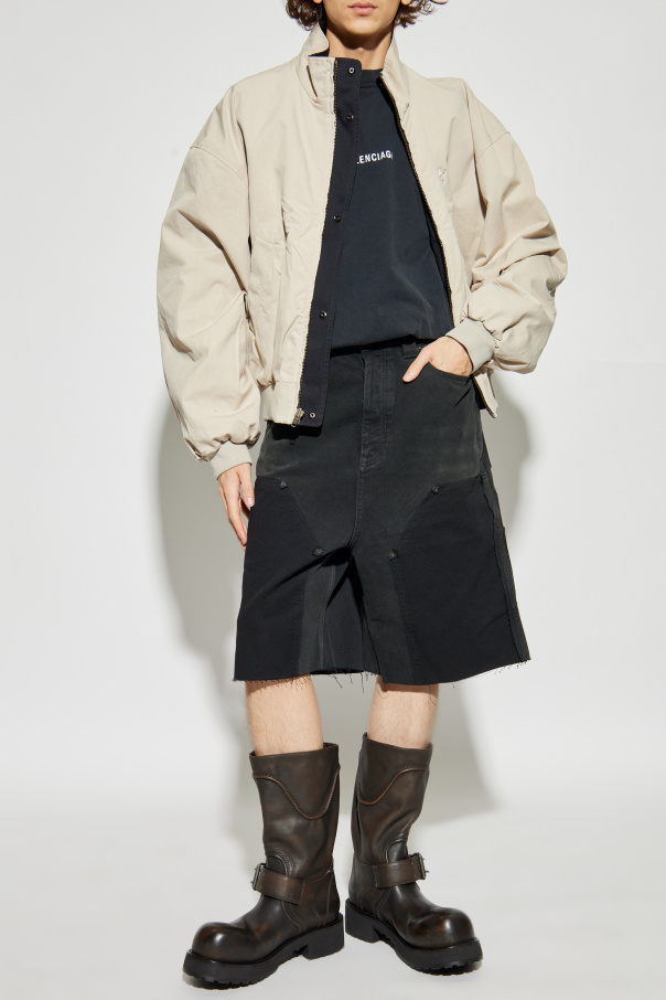 Balenciaga Reversible jacket with stand-up collar