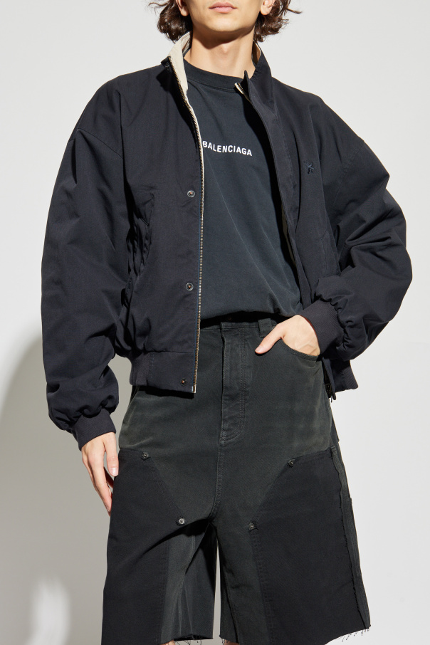 Balenciaga Reversible jacket with stand-up collar