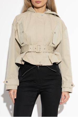 Alexander McQueen Kurtka z paskiem