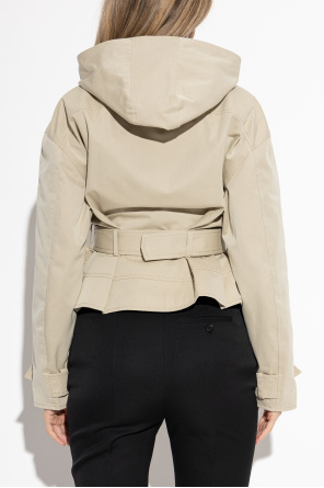 Alexander McQueen Kurtka z paskiem