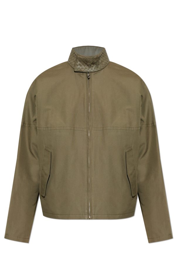 Jacket with stand-up collar od Bottega Veneta