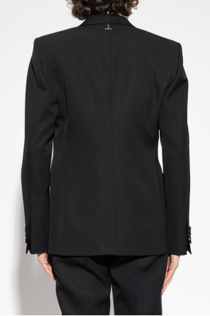 Alexander McQueen Wool blazer with silk lapels