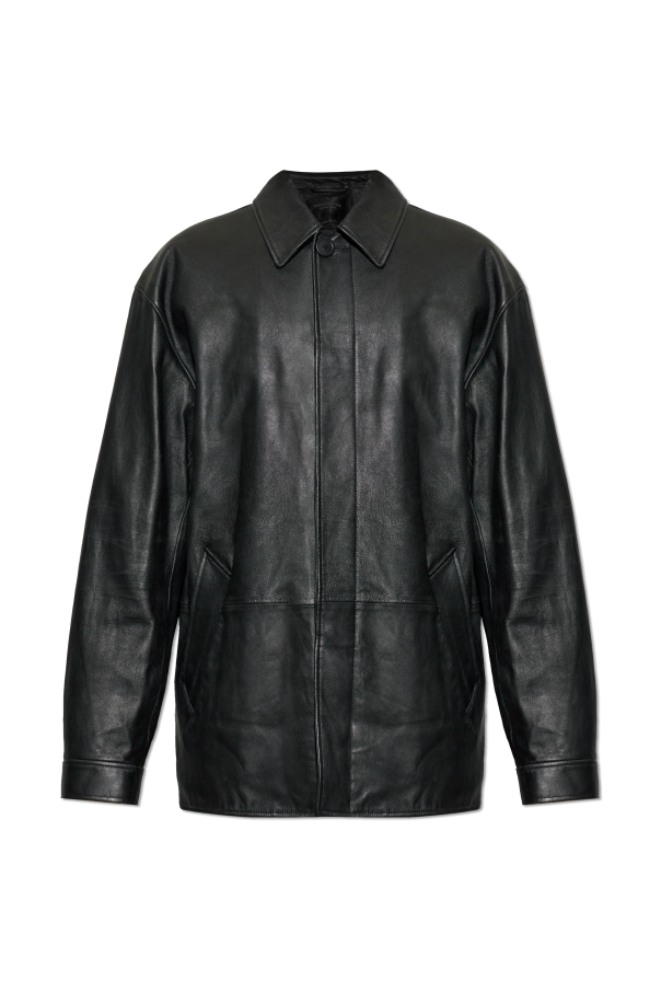 Balenciaga Leather coat