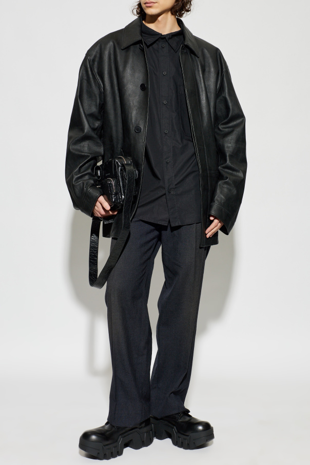 Balenciaga Leather coat