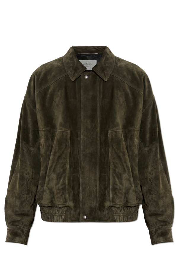 Suede jacket od Saint Laurent