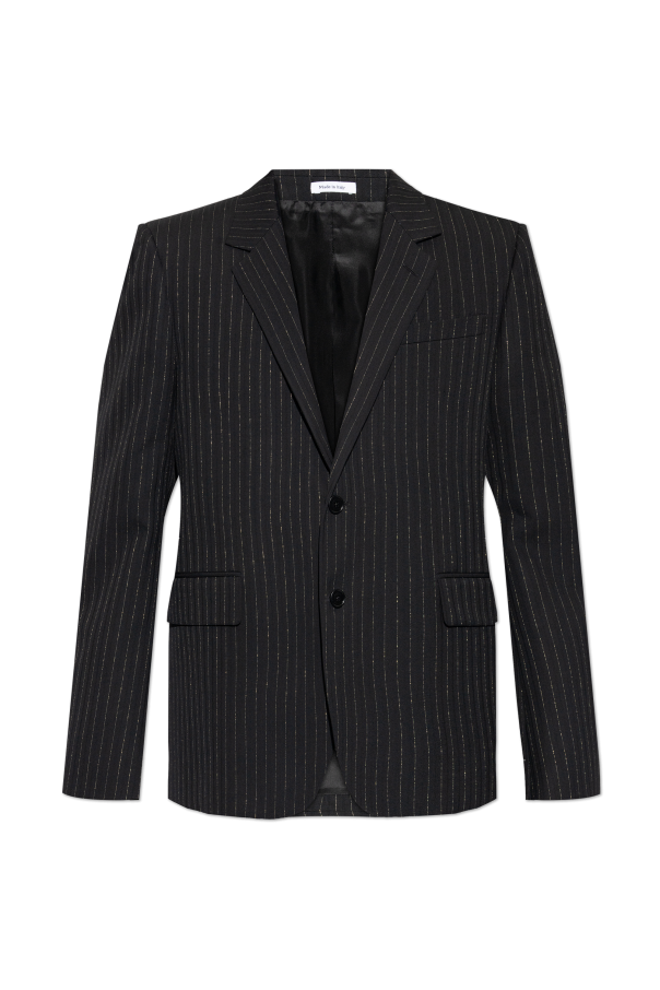 Wool blazer with lurex thread od Alexander McQueen