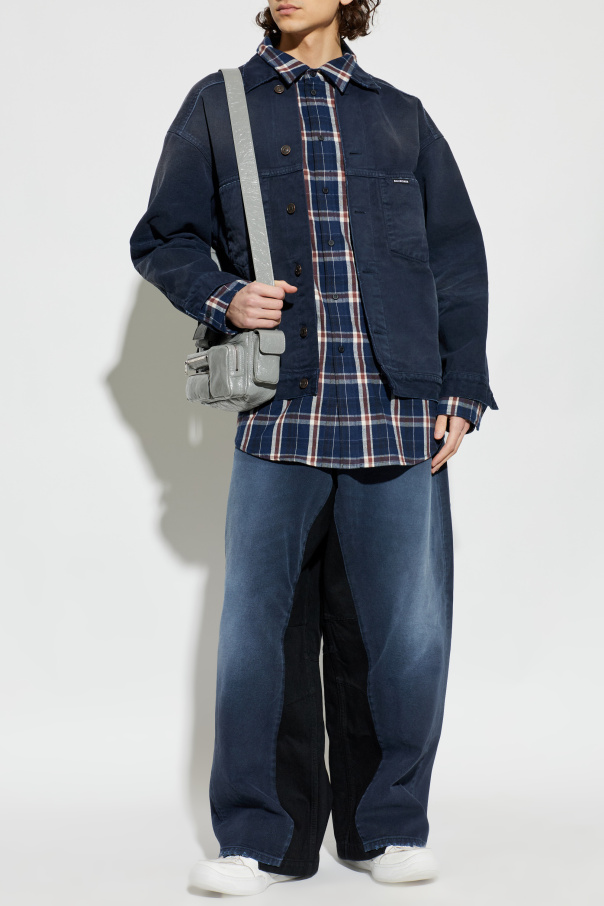 Balenciaga Denim jacket with `vintage` effect
